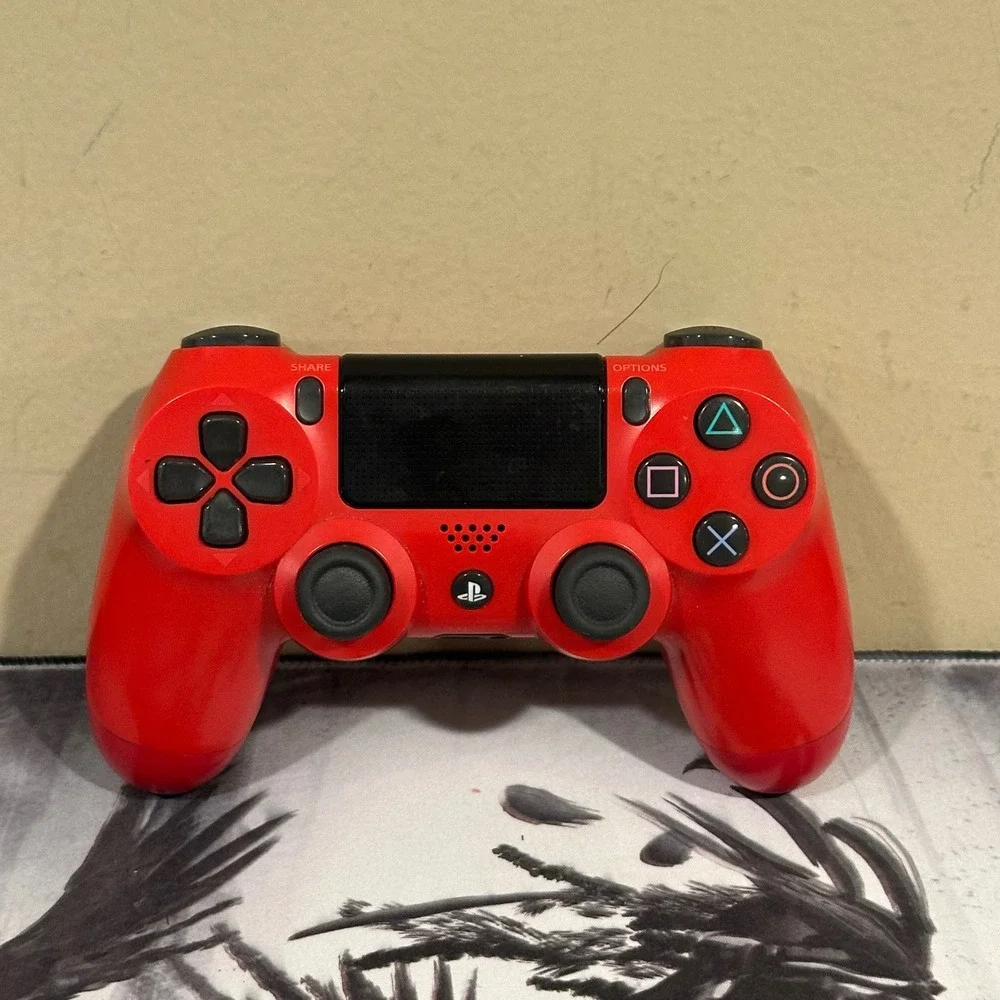Sony DualShock 4 Wireless Controller PS4 Magma Red (for parts only)